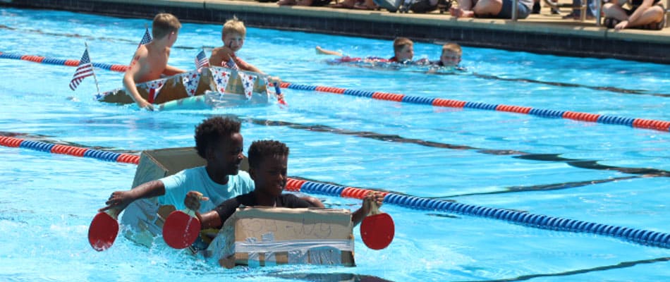 Independence Day Celebration Cardboard Boat Race
