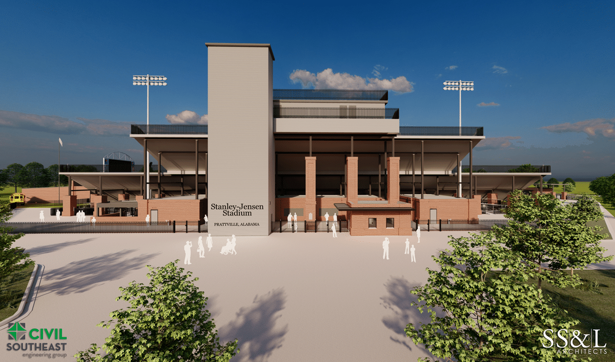 Stanley-Jensen Stadium Renovation Rendering