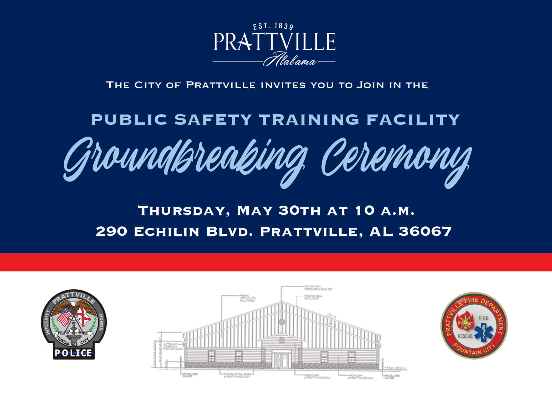 Public Safety Training Facility Groundbreaking Ceremony 