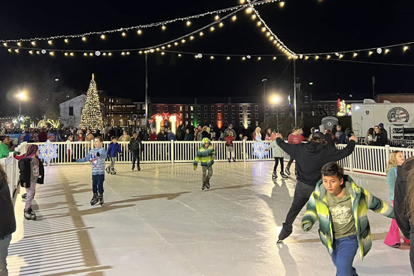 Christmas Ice Skating Rink in Prattville