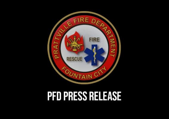 Prattville Fire Department Official Press Release