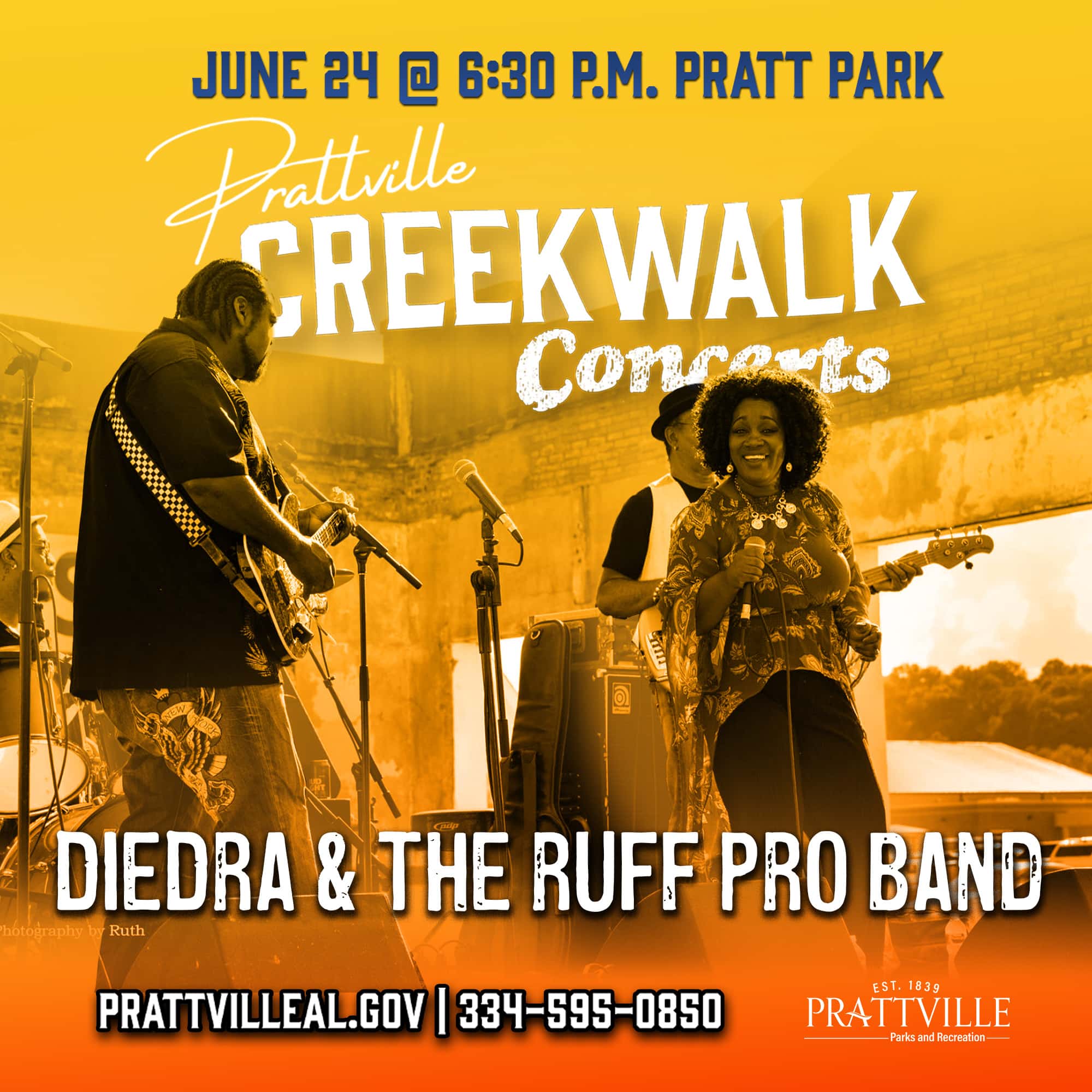 Diedra Ruff Creekwalk Concert Summer Series - City of Prattville
