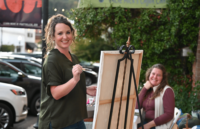 Artist on Main in October