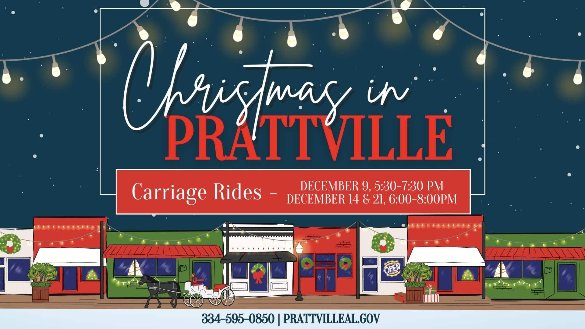 Christmas In Prattville Carriage Rides