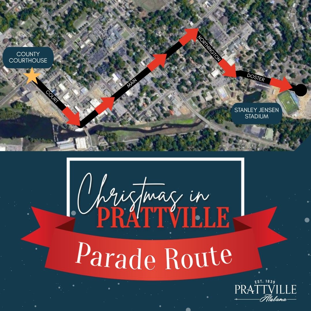Christmas Parade Map 2025