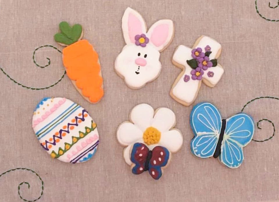 Sugar Cookie Decorating 101 - Advanced Easter Royal Icing Sugar Cookie Class