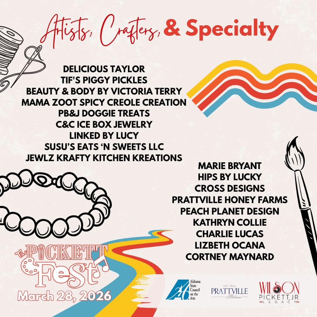 PickettFest Craft Vendors and specialty